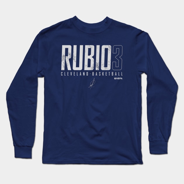 Ricky Rubio Cleveland Elite Long Sleeve T-Shirt by TodosRigatSot